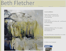 Tablet Screenshot of bethfletcher.co.uk